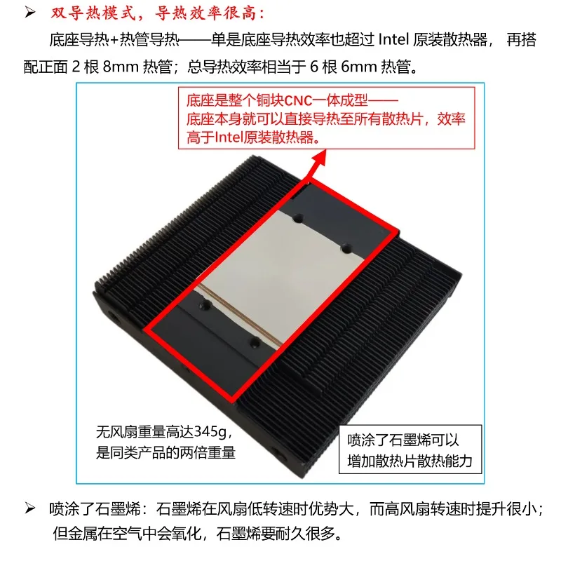 DIY radiator 33mm height X9i, 170W antiheating power magic radiator, ultra-thin lower pressure radiator