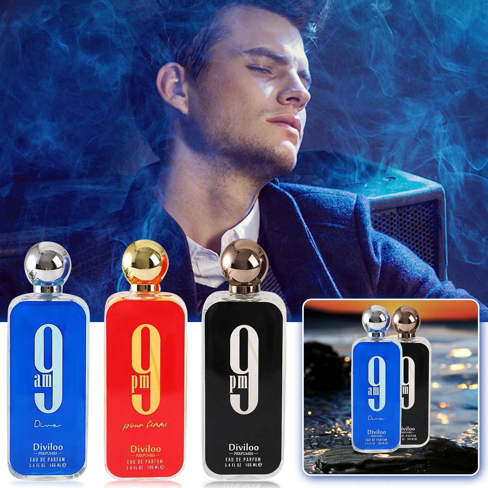 Elegant fragrance men\'s perfume Long Lasting Light Perfume Eau Parfum For Men Spray 100ml