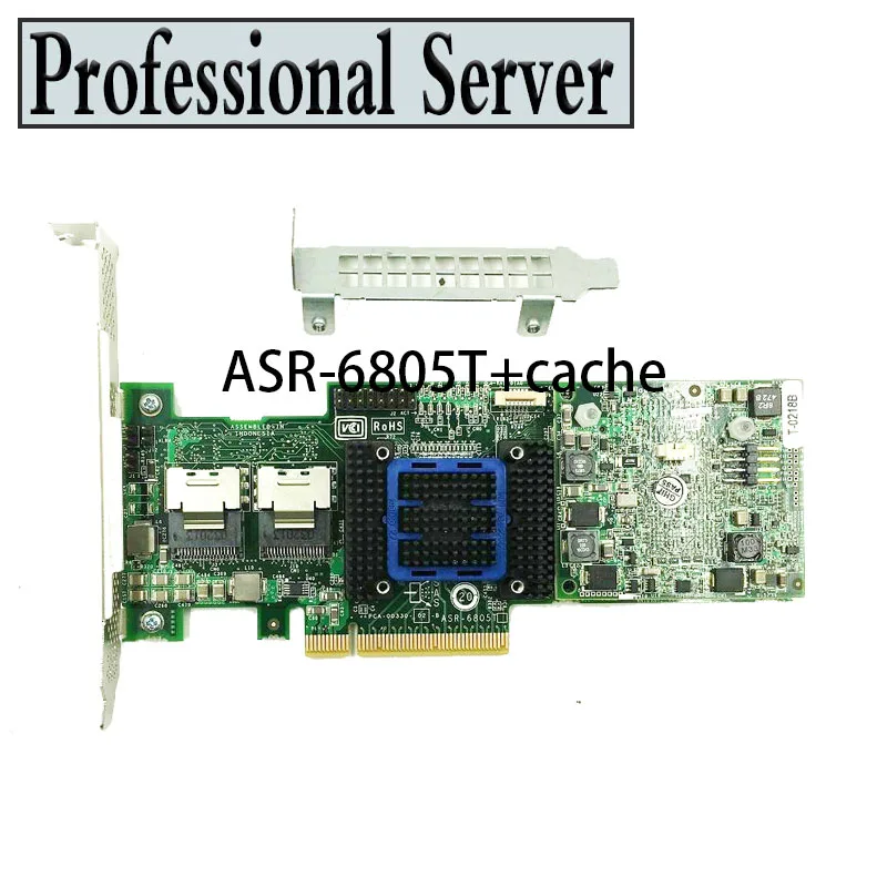 ASR-6805T Adaptec RAID 6805T 8Port PCI-E 512MB Cache SAS RAID Controller