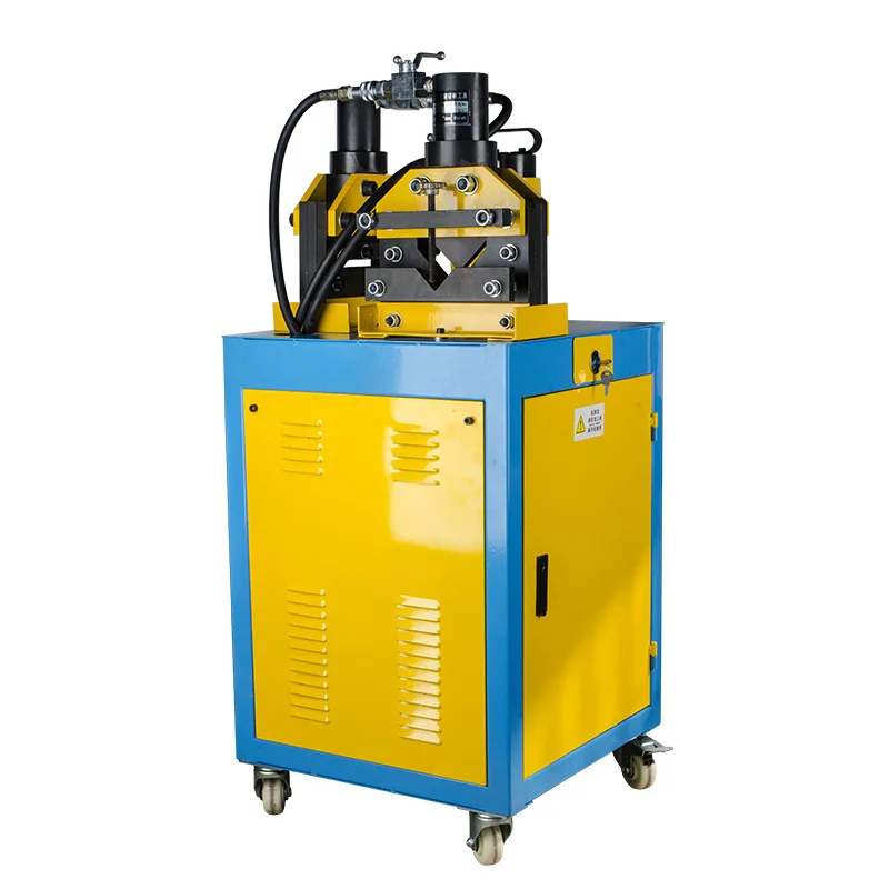 

3-In-1 Hydraulic Angle Steel Cutting Machine Angle Cutting Machine 34 Angle Iron Chamfer Fire Bracket Dry Hanging Electric