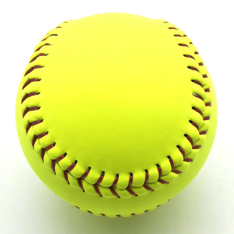 Training Ball Softball 12-Inch Official Size Weight Sports Practice Unmarked Training Ball Durabe To Use High Quality