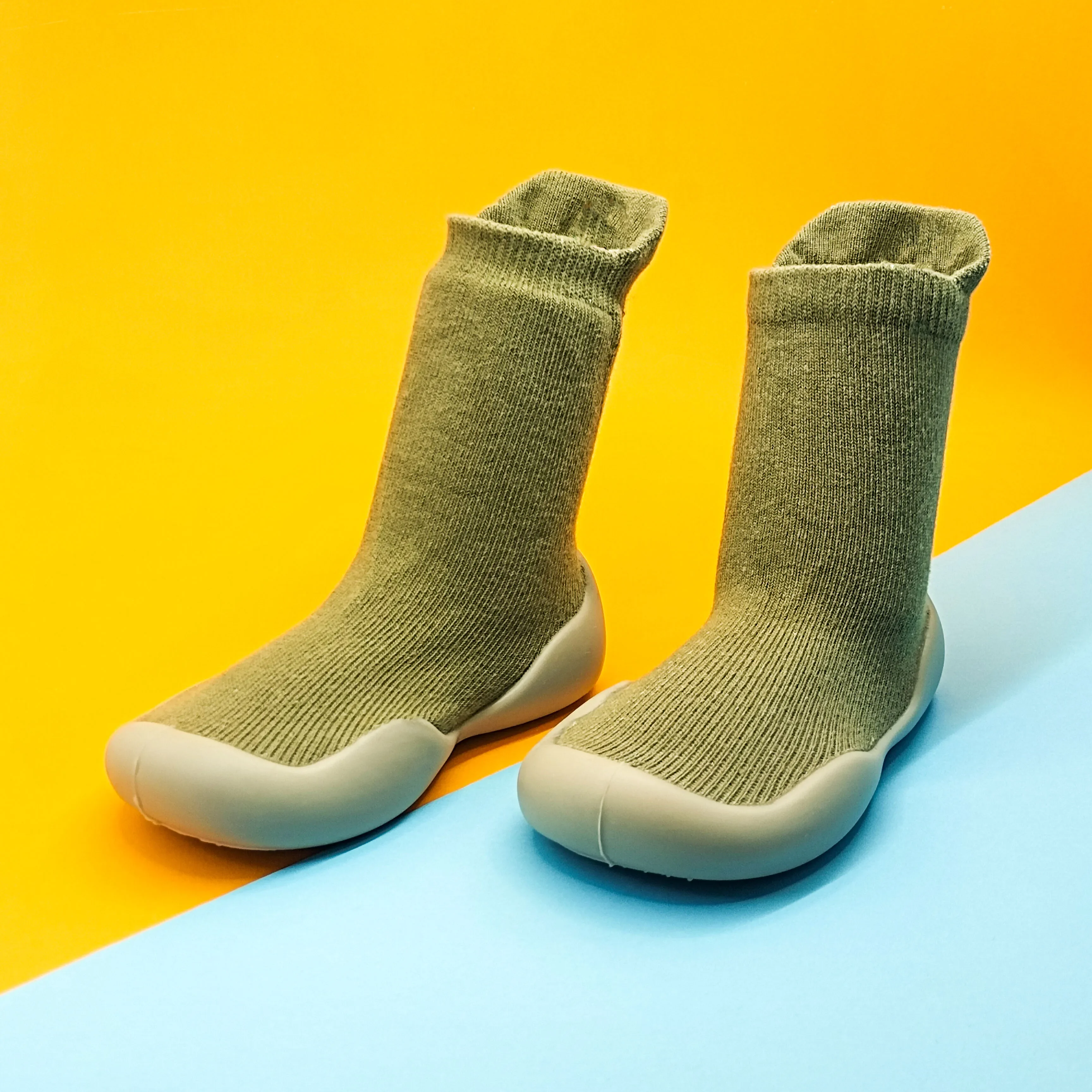 أحذية أطفال داخلية مانعة للانزلاق ، جوارب أرضية لحديثي الولادة ، قاع ناعم بارد ، جوارب مضادة للسقوط ، طوال الموسم