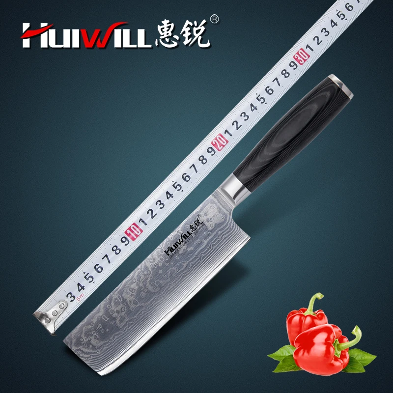 

2023 New! 180mm Blade length damascus Japanese VG10 kitchen santoku knife Chef knife Vegetable Knife