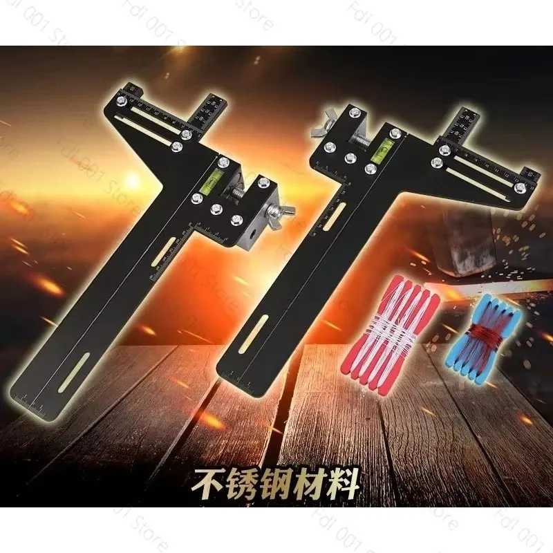 Single Line Elevator Guide Rail Calibration Ruler Precision Measuring Tool for Elevator Rail Alignment Adjustment