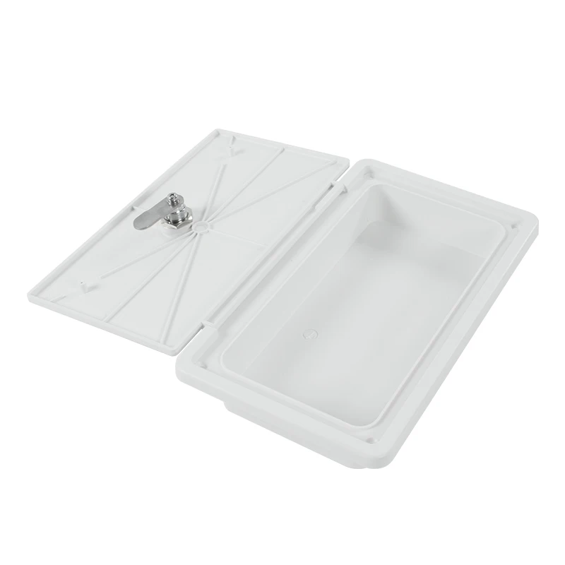 TYTXRV 231*118mm RV Hatch Door with Lock ABS Material White Waterproof Caravan Luggage Door for Outdoor RV Marine Boat view 3