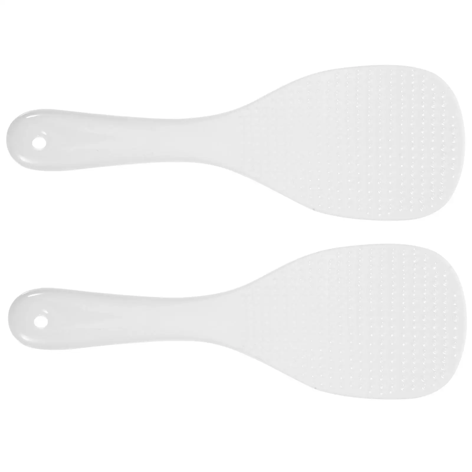 

2 Pcs Ceramic Rice Paddle Spoon Scoops Household Spoons Kitchen Round Handle Cooker Creative Ceramics Home Supplies Simple