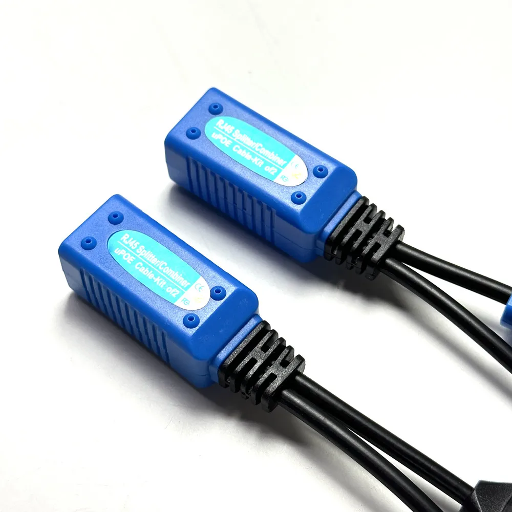 RJ45 Splitter Combiner Upoe Cable Kit POE Adapter Cable RJ45 Connector Passive Power Cable For IP Camera
