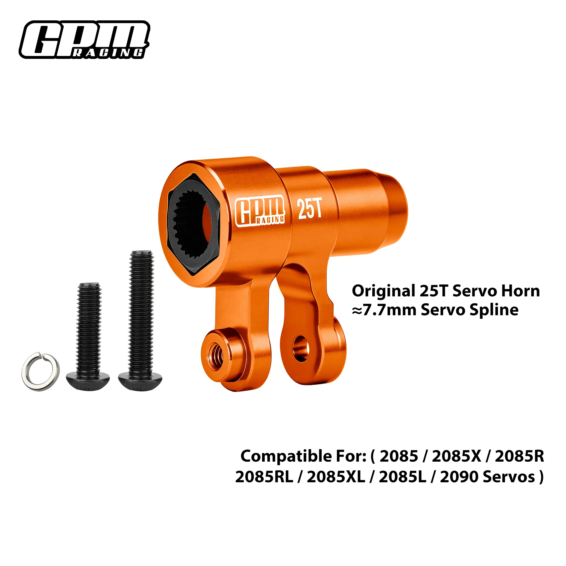 GPM Aluminum Original 25T Steering Servo Horn For TRAXXAS XRT X-MAXX 6S 8S