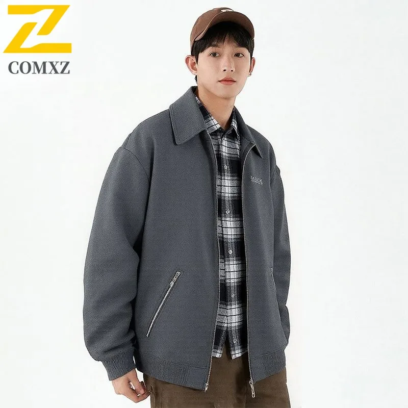 

COMXZ мужской плащ осенний классический походный прогулочный удобный легкий байкерский пиджак для рыбалки новая верхняя одежда для путешествий и кемпинга