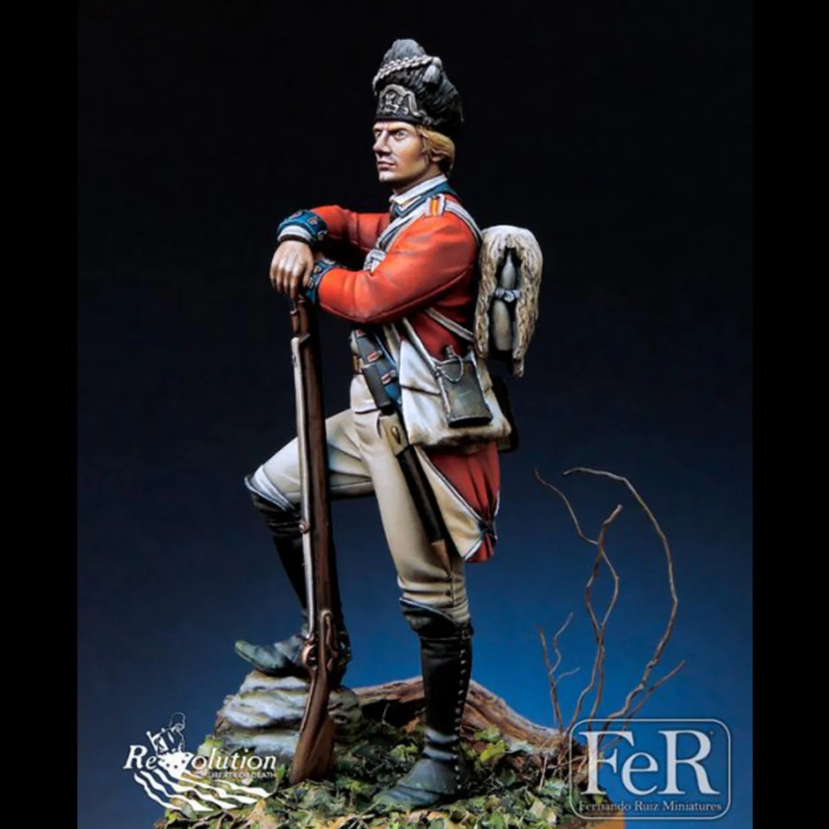 1/24 resin soldier model GK Royal Chieftain Rifle Company Unassembled and unpainted DIY kit 657