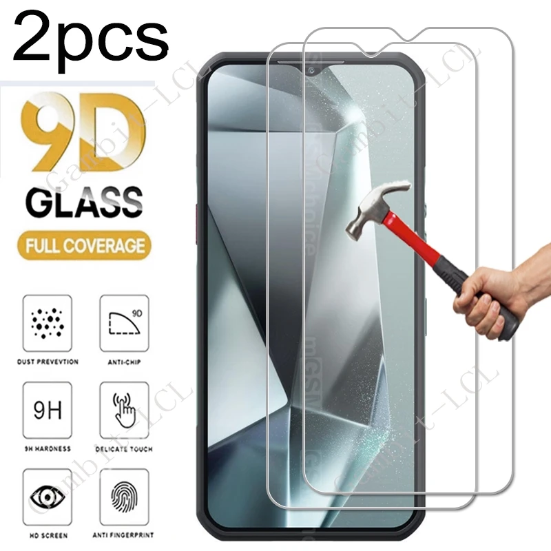 2PCS For Oukitel WP100 Titan WP200 Pro WP210 WP23 Plus WP300 WP35 WP39 WP53 S WP55 Ultra Screen Protection Tempered Glass Film