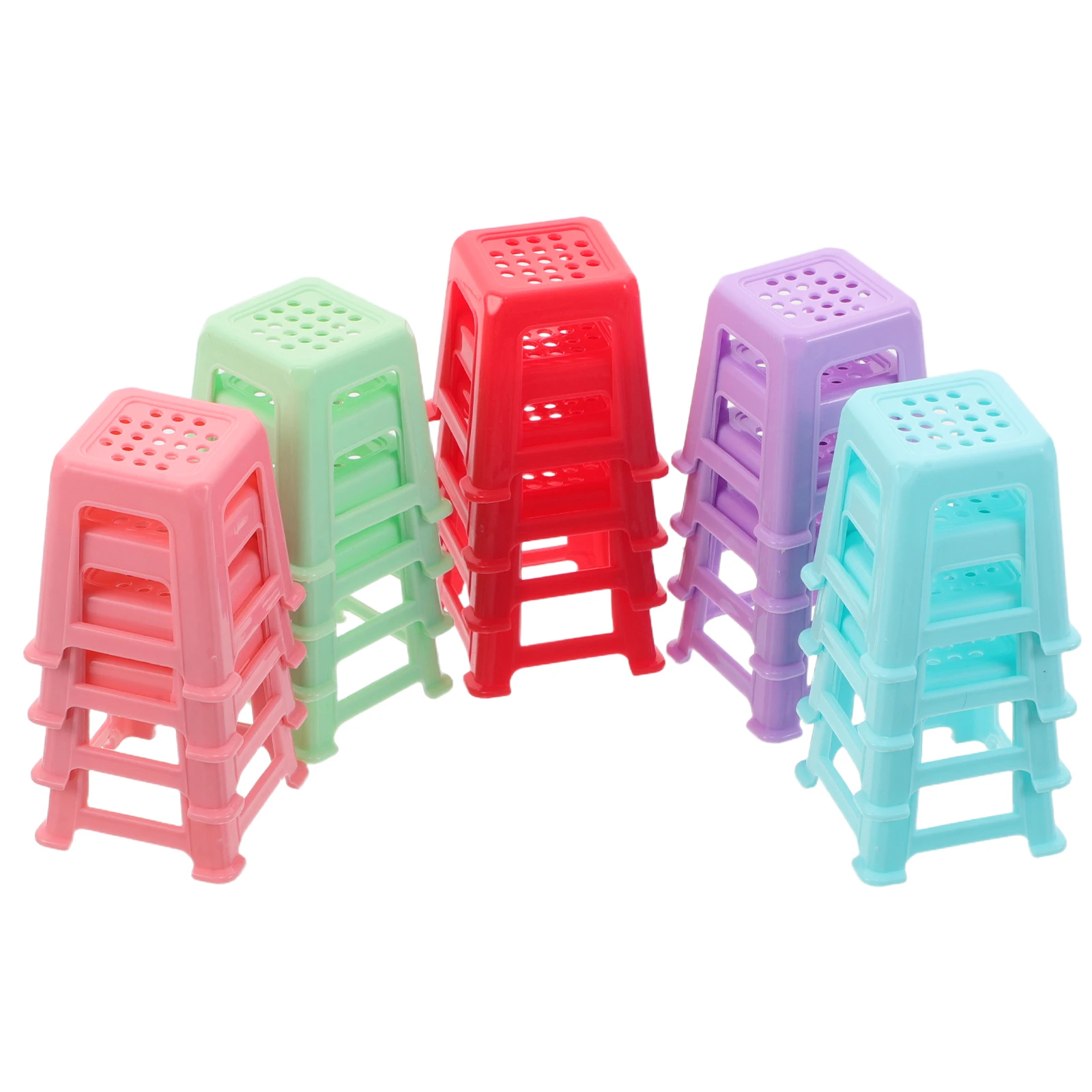 

20 Pcs Paint Pouring Tools Painting Support Kit Holder Miniature Risers Cup Plastic Easel for Stands Canvases Child