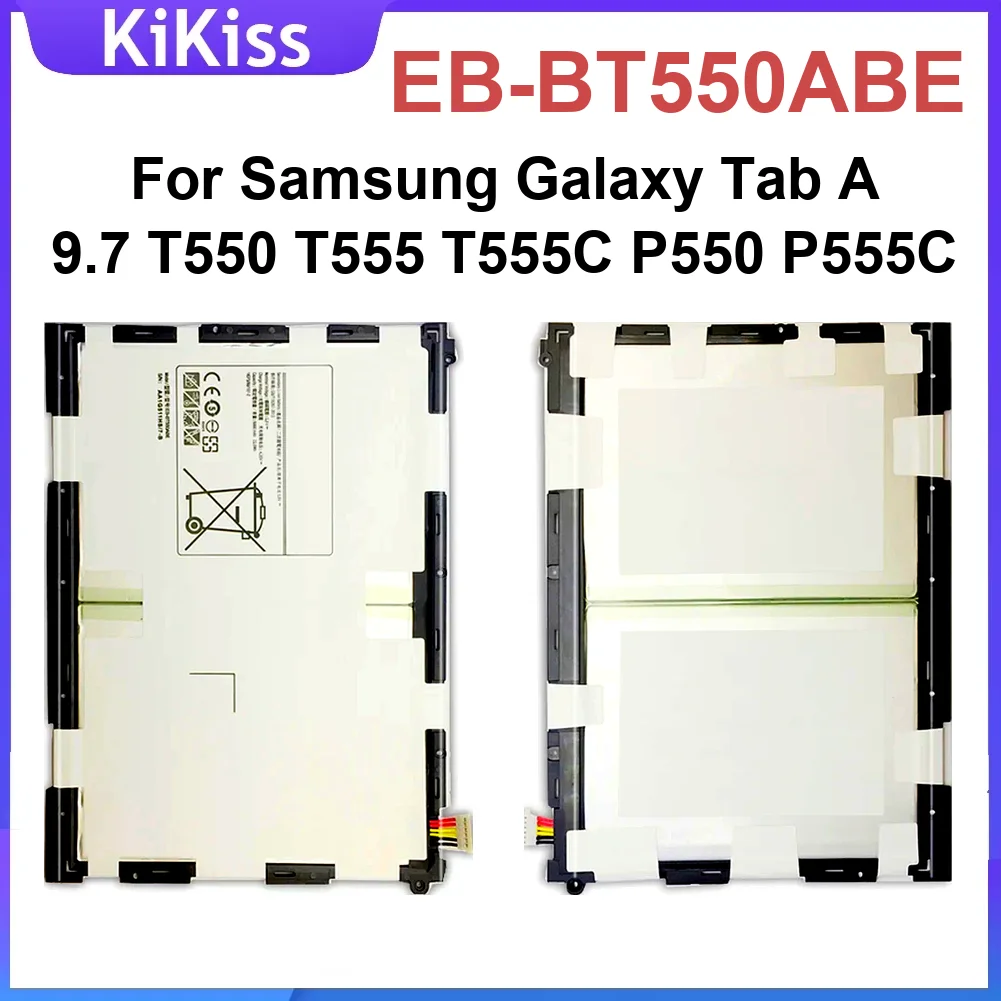 

Прочный долговечный аккумулятор для планшета Eb-BT550ABE для Samsung Galaxy Tab A 9,7 T550 T555 T555C P550 P555C 6000 мАч