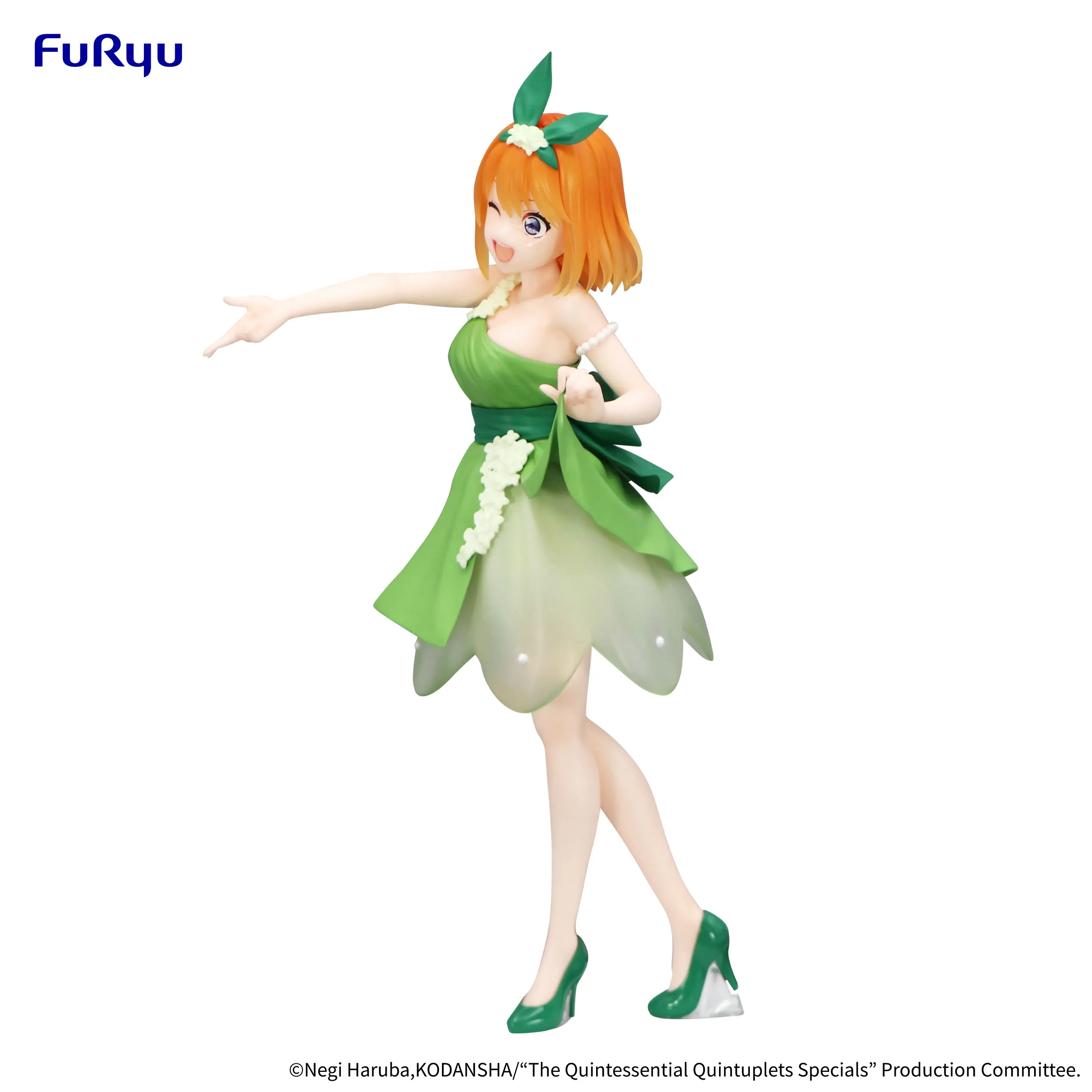 Furyu The Quintessential Quintuplets Specials Trio-Try-iT Figure Nakano Yotsuba Pastel Dress ver Anime Action Figure PVC Doll