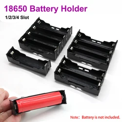 18650 Parallel 1/2/3/4/18650 Battery Holder 18650 Storage Box Case 18650 Parallel Battery Box Shell