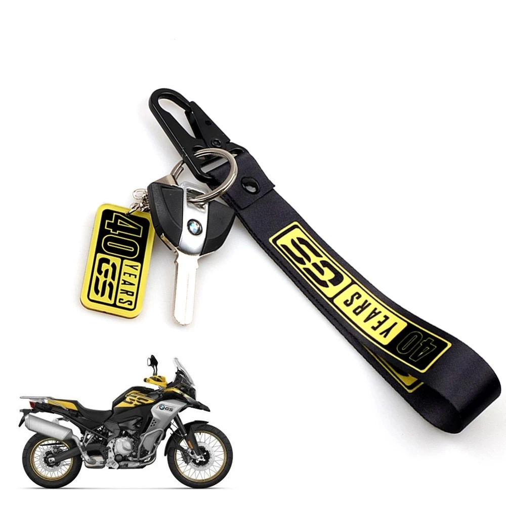 

For BMW F700GS F800GS F850GS G310GS F650GS R1200GS R1250GS 40 Years GS Badge Keyring NEW Motorcycle Key Holder Chain Keychain