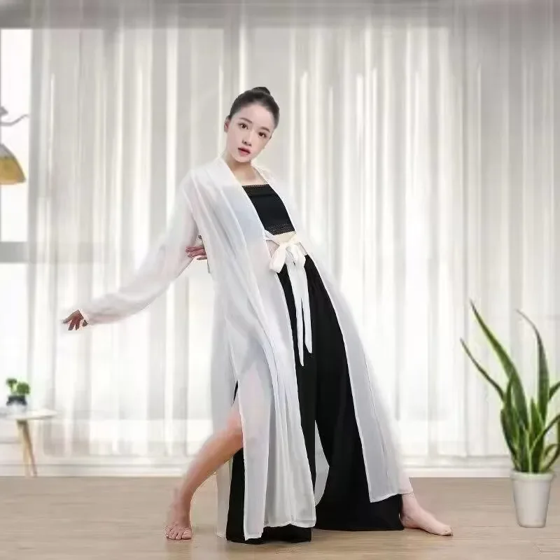 الشيفون الغنائي الجاز الحديثة البطن الباليه الرقص النساء زي هالوين الجنية كيب فستان الحفلات عباءة كرنفال شال ملون #3