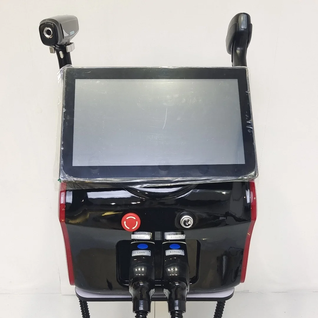 ‌ 전문가용 2025 2in1 레이저 제모기 4단계 파장 755-1064nm 티타늄 아이스 쿨링 시스템 24개월 보증 ‌