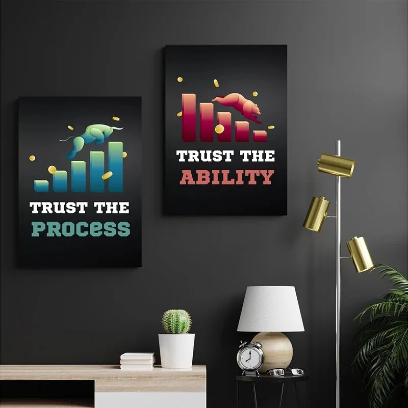 Neon Bulls&Bears Stock Market - Home Office Marketing avaliação e preço