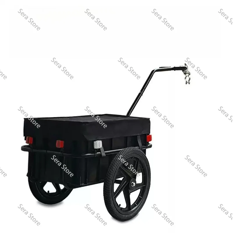 Bike Trailer Colorful Outdoor Travel Cycling Camping Pet Cargo Detachable Mountain Bike Trailer