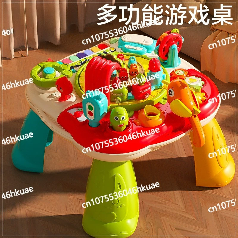 Educational toys, baby, early childhood, toddler, little girl, baby multi-functional play table
