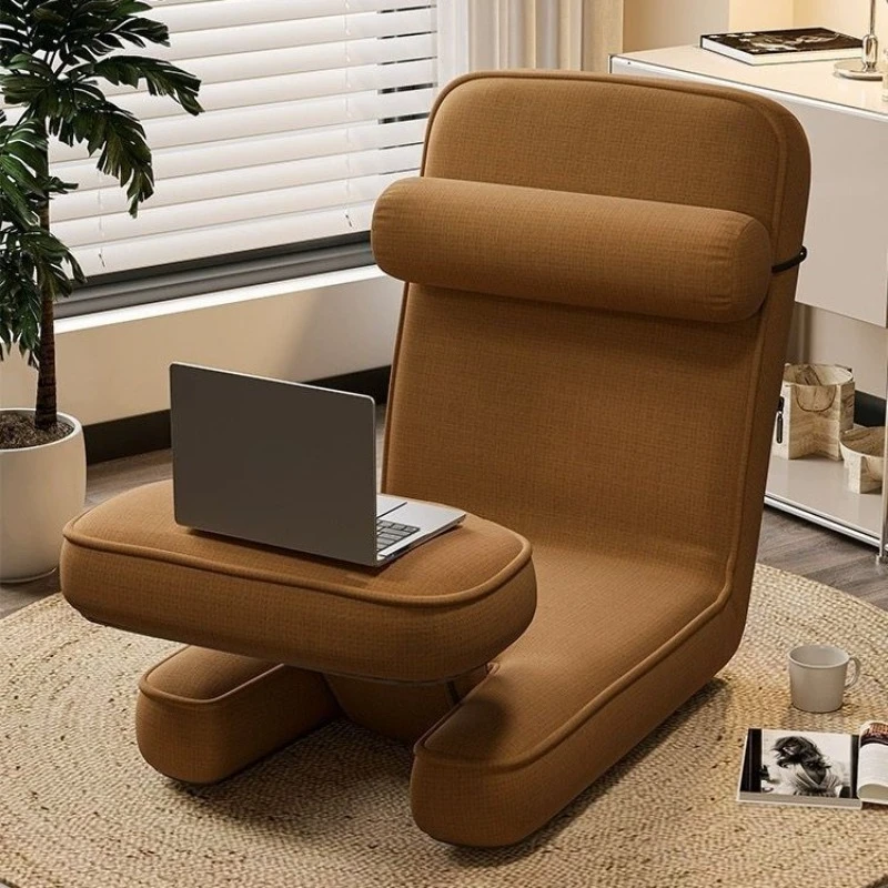 Legless folding lazy sofa chair reclining adjustable computer chair simple modern apartment essential