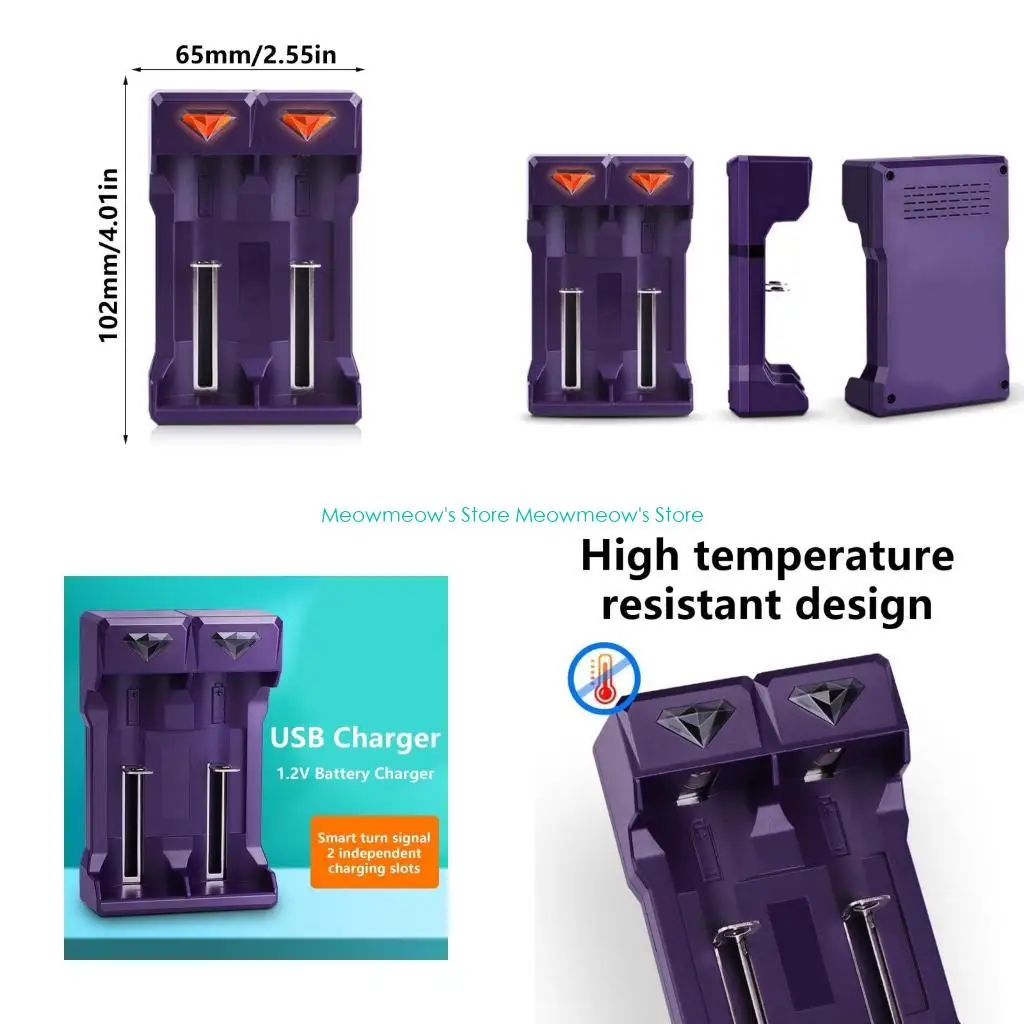 

W91A Portable USB For 1.2V 2A/3A Batteries With Overcharge Protections