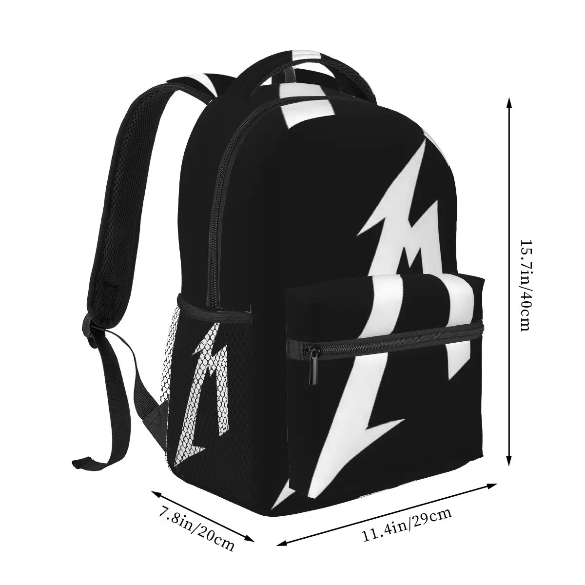 Metallicas M72 Word Tour Backpacks Boys Girls Bookbag Children School Bags Cartoon Laptop Rucksack Shoulder Bag Large Capacity