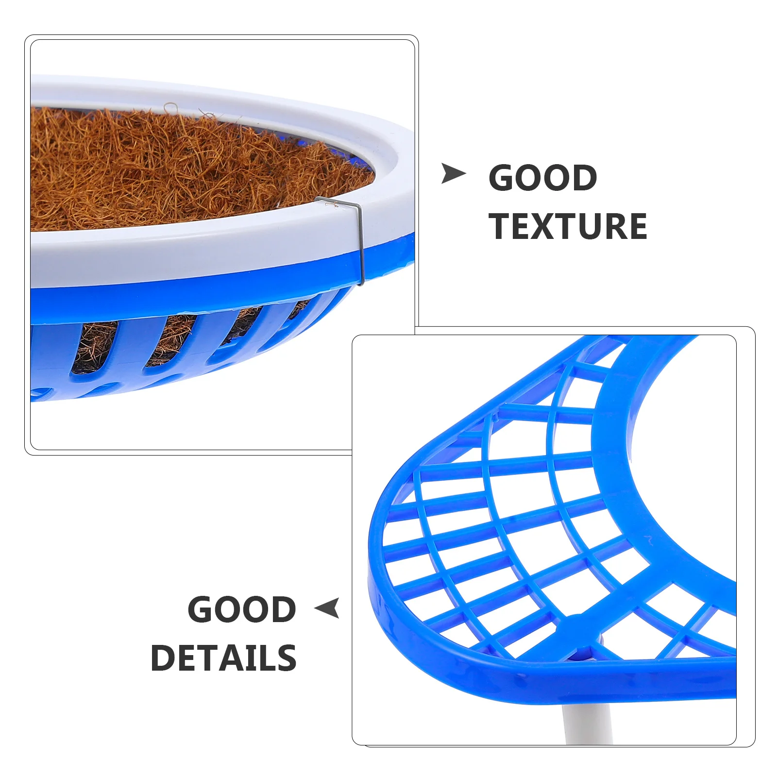 

1 Set Pigeon Holder Triangle Bracket Plastic Bird Nest Support Rack Lightweight Stable Quail Breeding Hatching Nest Bowl Cage