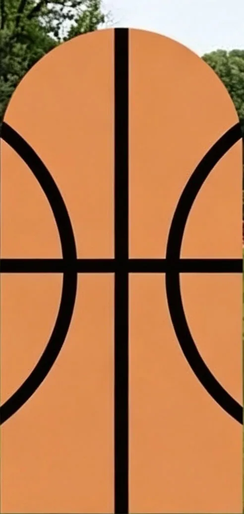 Custom 2-Side Four The Win Basketball Baby Shower Arch Backdrop Cover Black White Stripes Diy Name Age Birthday Party Decor