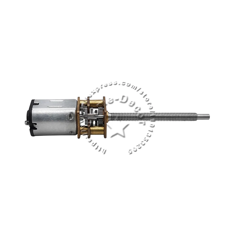 1PCS DC3V/6V/12V 15-4000RPM with M3x34mm Screw Shaft N20 Metal Gearbox Speed Reduction Gear Motor For Guide Rail Equipment