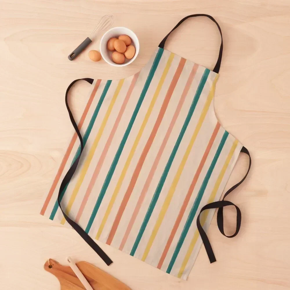 

Modern Stripe Pattern Apron Household Items Useful Christmas gift Chef jacket men kitchen utensil Apron