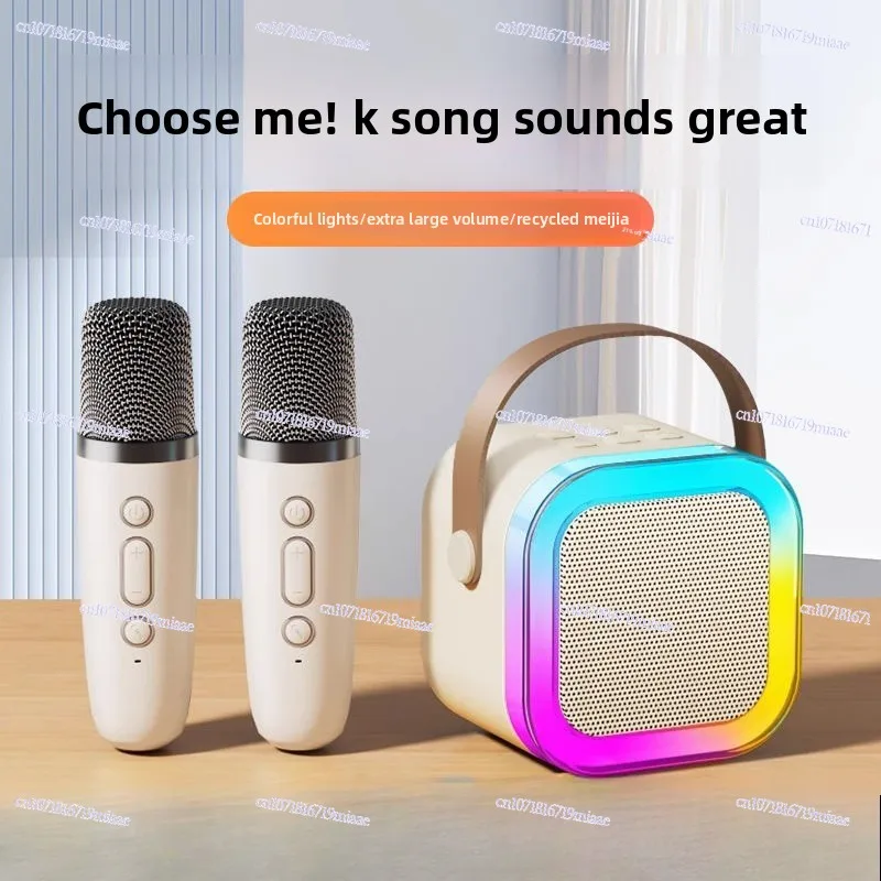Wireless Bluetooth Speaker Mini Handheld Microphone Singing and Song Ordering Machine