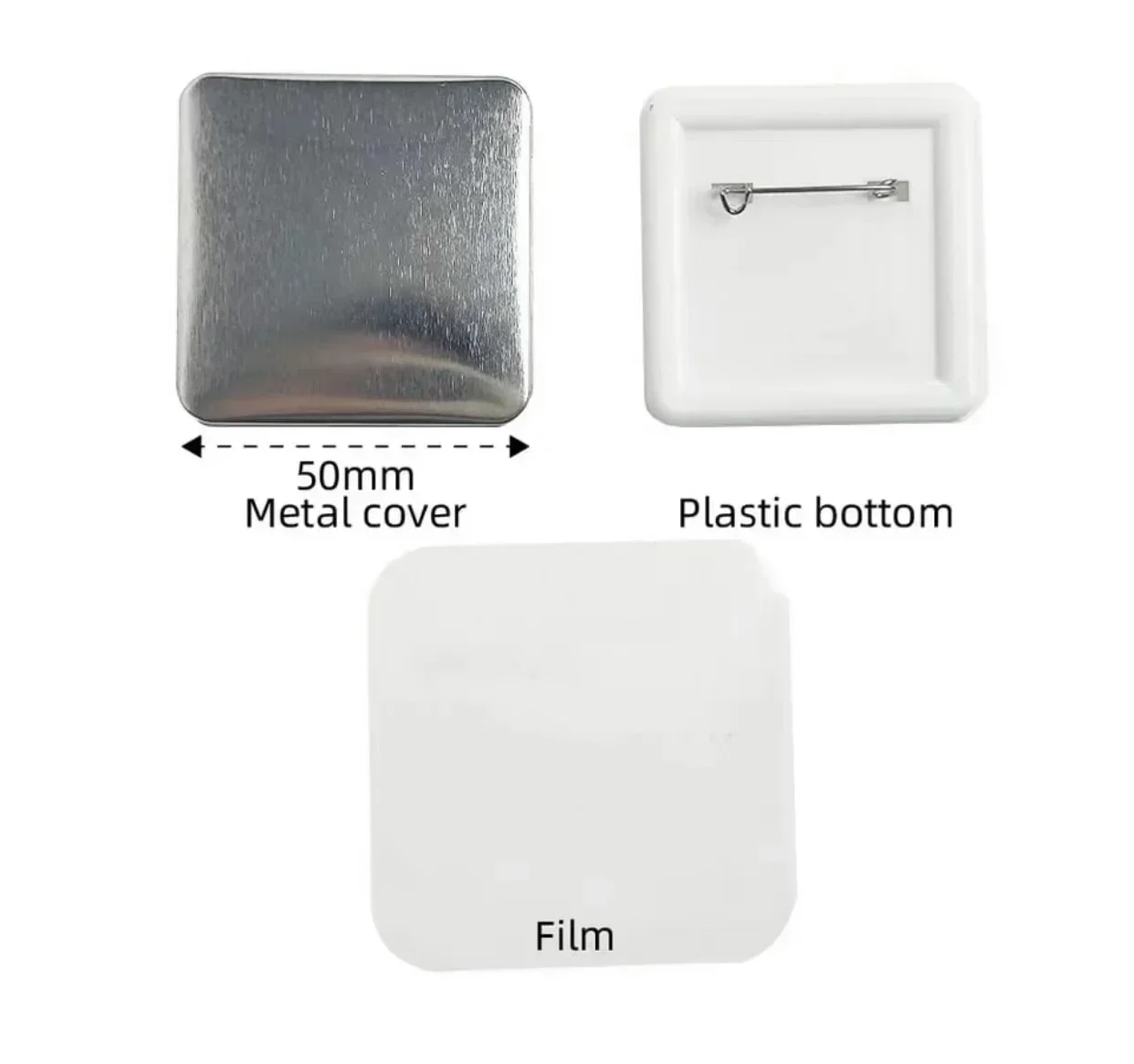 500 pieces of badge material for refrigerator magnet manufacturing machine