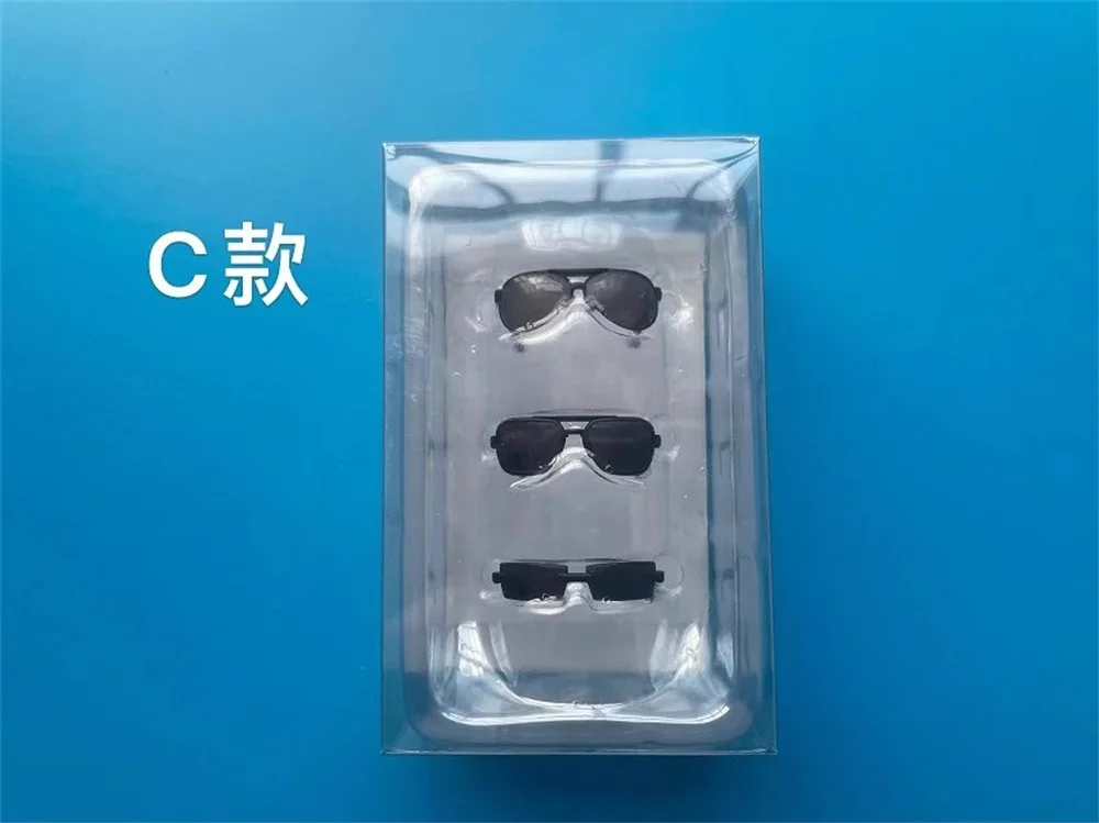 Melhor venda 1/6o EUA moderno. Soldado Piolet Óculos de sol 3 PÇS/SET Material PVC Não Real Para 12 "Componente de Cena de Boneca de Ação DIY