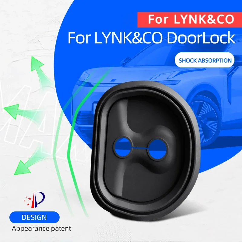 

Car Door Lock Cover Case Protection for LYNK&CO 01 PHEV 02 03 06 08 09 2018-2024 Silica Car Door Lock Protective Cover