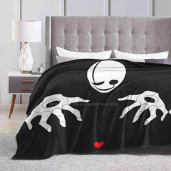 Undertale-W.d. Gaster-No Escape Hot Sale Printing High Qiality Warm Flannel Blanket Undertale W D Gaster Soul Creepy Spooky