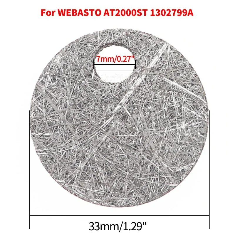 Webasto 에어탑 2000 S ST용 자동차 히터, 버너 메쉬 교체 액세서리 부품, 직경 33mm, 1302799a | 1302799B, 2 개