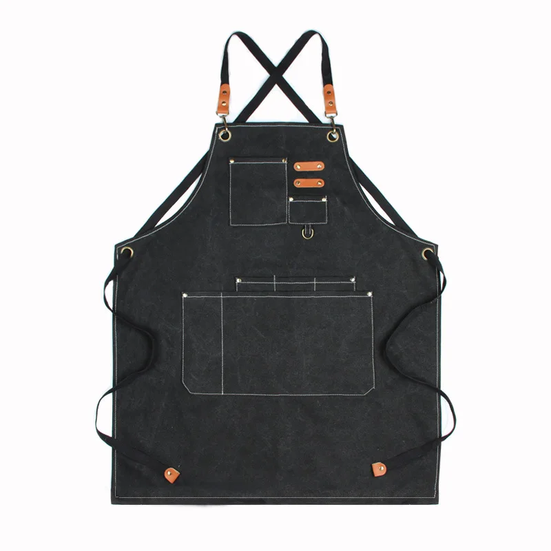 

Apron for Coffee Shop, Printed Logo, Hairdresser, florist, Restaurant, Bar, Work Clothes