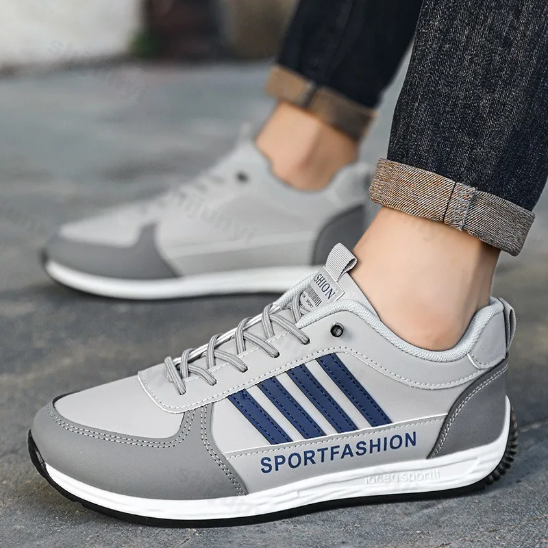 

Осень 2024, новый стиль, лаконичный дизайн, низкие повседневные спортивные туфли для мужчин, модные тенденции, универсальные удобные нескользящие кроссовки