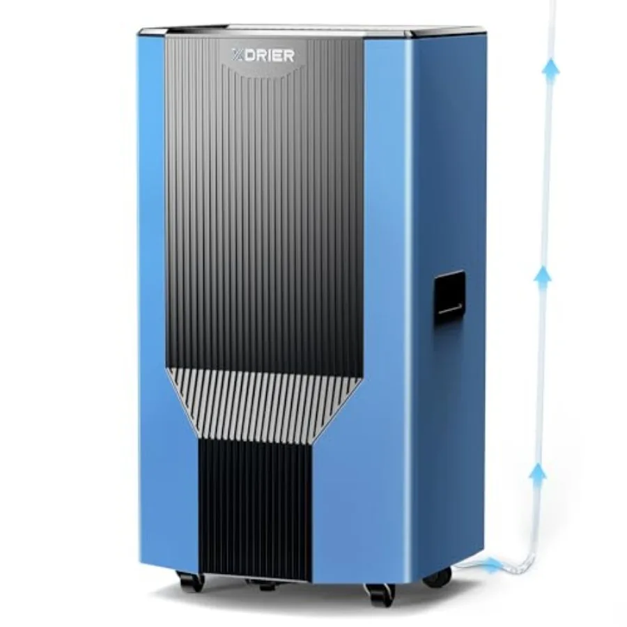 

Коммерческий осушитель воздуха 120 PPD с насосом и дренажным шлангом, технология LGR, автоматическое размораживание, для подвалов, больших помещений, складов, хранилищ А