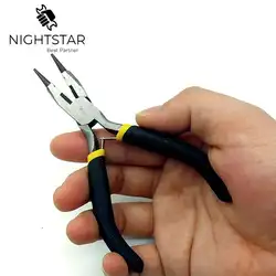 4.5Inch Mini Round Nose Jewelry Pliers Practical Jewelry Handmade Carbon Steel Tool