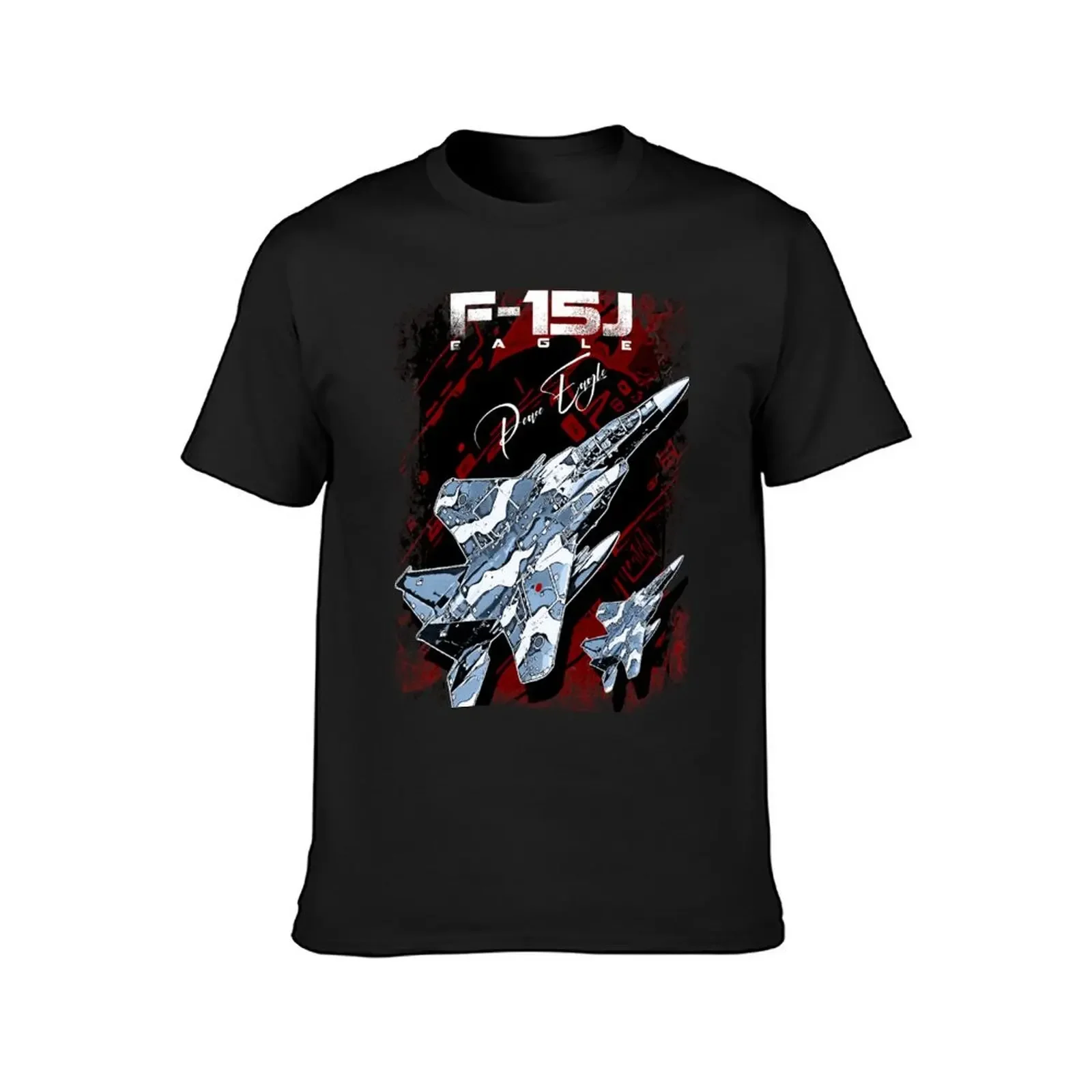 F-15J Eagle nicknamed Peace Eagle Japan Air Self Defense Force Fighterjet T-Shirt blanks customs luxury clothes men