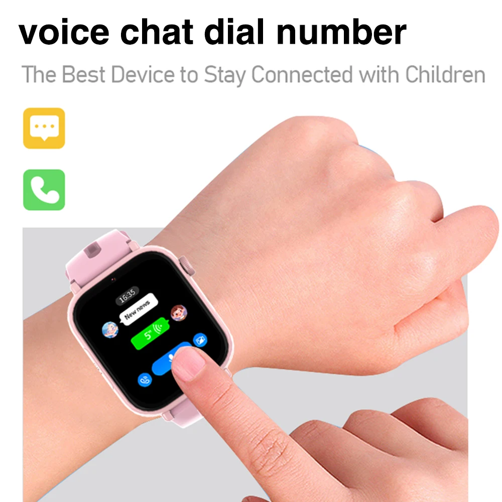 4G LBS GPS Wifi Location Student Kids Smart Watch SOS Clock Smartwatch بطاقة SIM جميع شبكة الاتصالات HD كاميرا مقاومة للماء