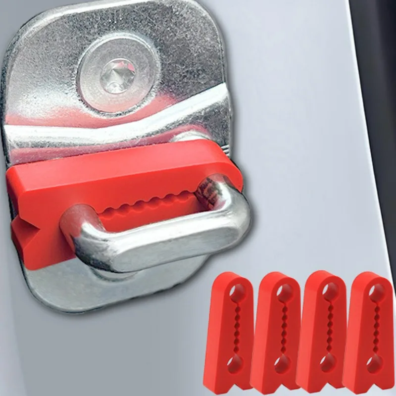 Amortecedor de fechadura de porta, amortecedor de som para mitsubishi pajero lancer outlander asx montero shogun sport l200, atacante de porta, vedação de lacuna surda