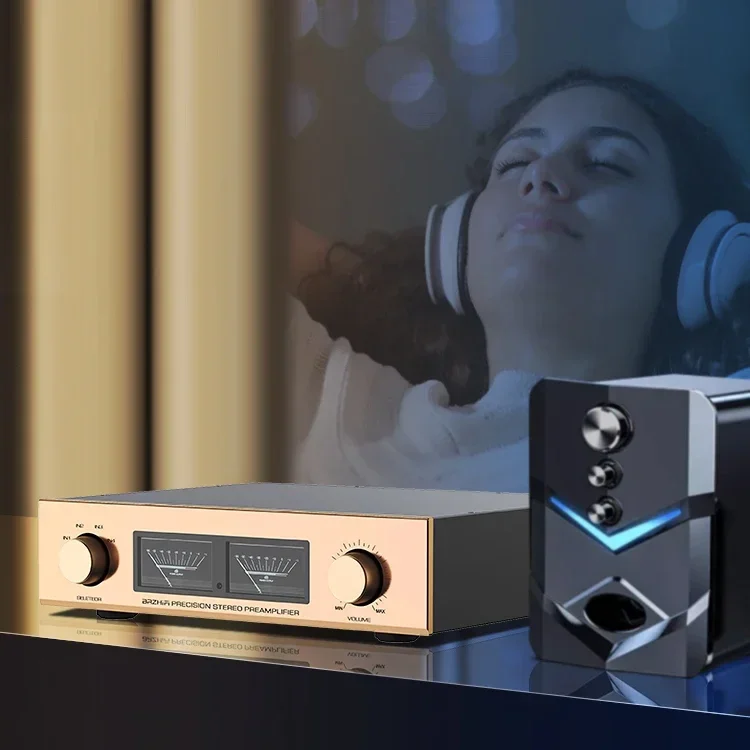 New BRZHIFI Factory Duplicate Accuphase C-245 Line Fully Balanced Remote Control Before Power Amplifier HiFi Level Preamplifier