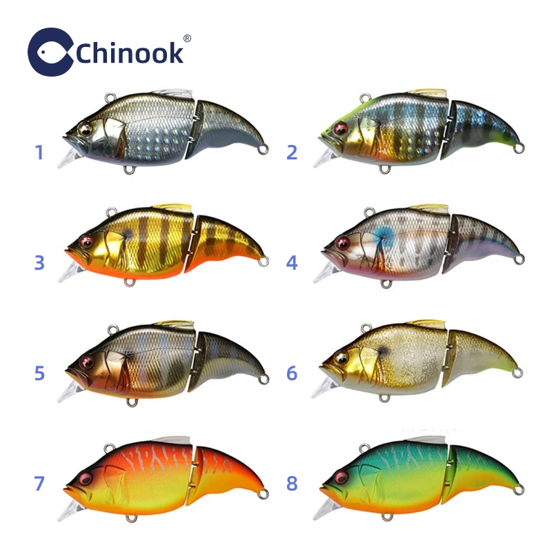 شينوك العائمة سويمبيتس 71 ملم 9.7 جرام البقاء ورعشة الاهتزاز أسماك كرانكبيت WobblersGlidebait بايك باس الاهتزاز-X VATALION #4