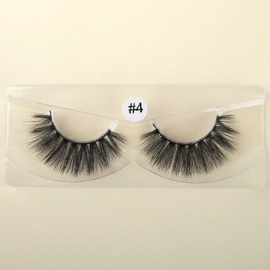 5D Faux Mink Eyelashes Long Lasting Fake Lashes Natural Dramatic Volume Eyelashes Wholesale Extension Thick 3D False Eyelash