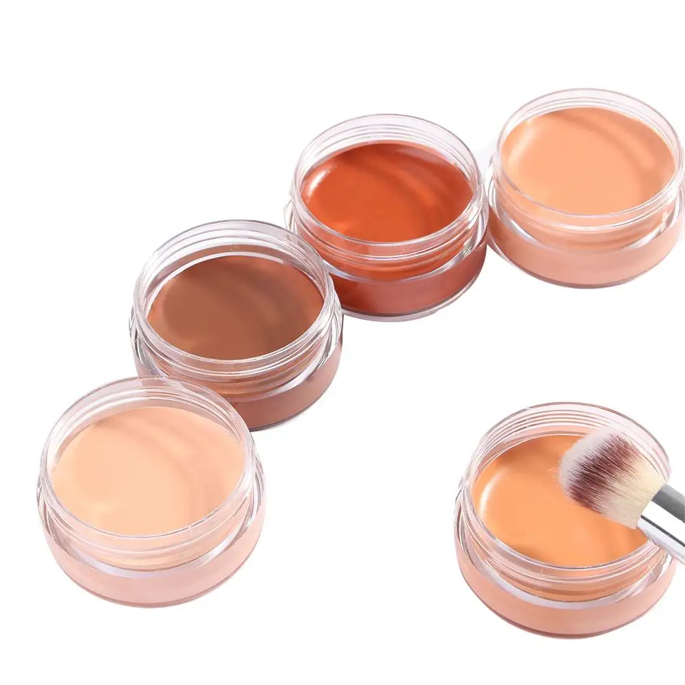 Natuurlijke Professionele Contouren Crème Olie Controle Verbergen Vlek Volledige Dekking Gezicht Concealer Primer Cosmetische Basis Foundation Crème