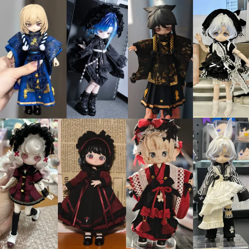 

[Only Clothes] Come 4 Free 1/12 BJD Clothes Original Designer Design Doll Accessories Decoration BJD kawaii Christmas Gift